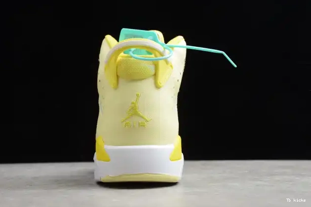 Rep TBK 543390-800 Floral (GS) Air Jordan Yellow 6 Dynamic Retro 0510